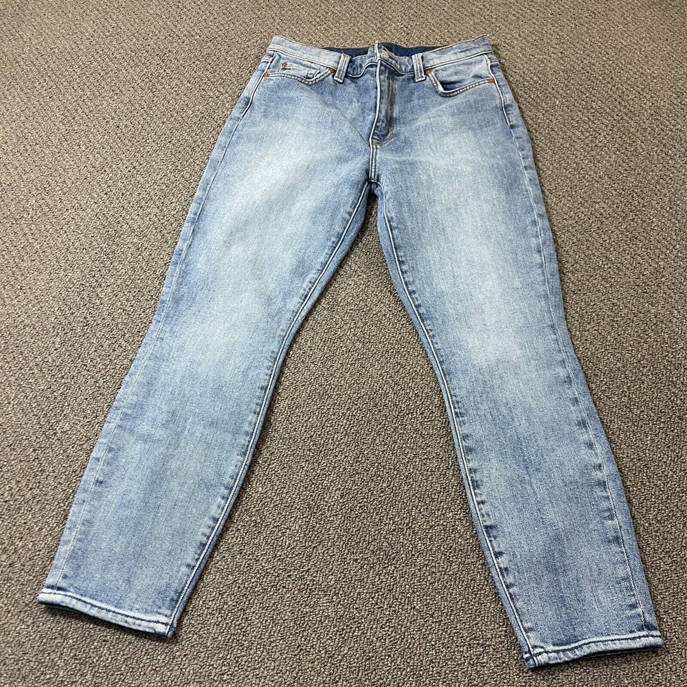 7 For All Mankind Jeans Womens Size 29 Denim The High Waist Ankle Skinny